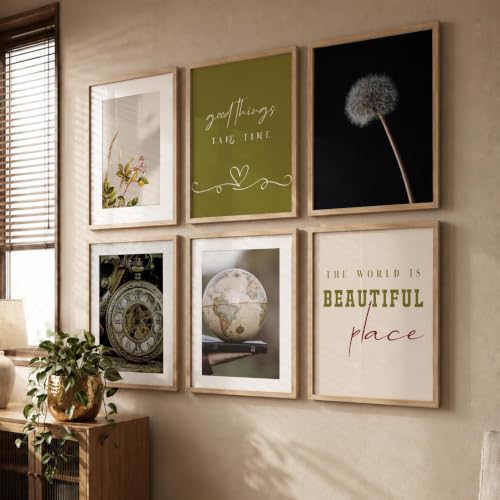 Image of kotart - Nature Wall paintings for Home and Office Wall Decor | wall paintings poster for wall decor with frames(13x17 inch, F) Pack of 6