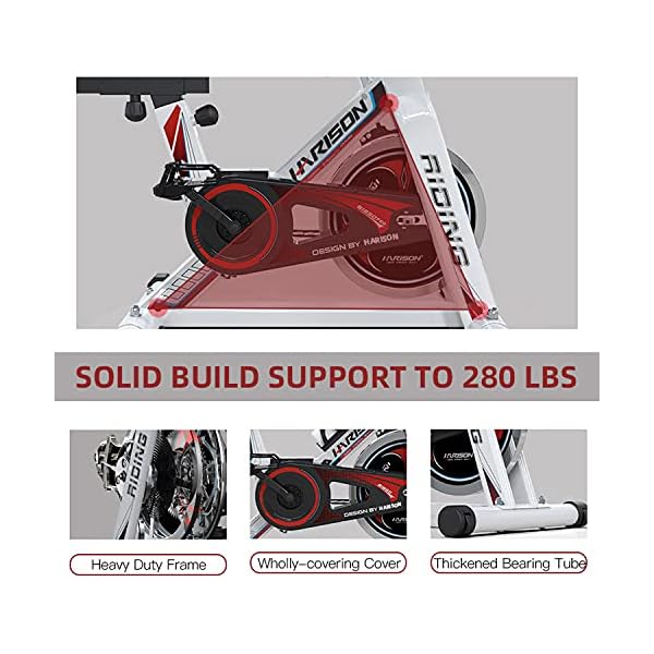 HARISON Exercise Bike Stationary Bikes for Home Use Indoor Cycling Bike with tablet Holder (B089CW6C8B)