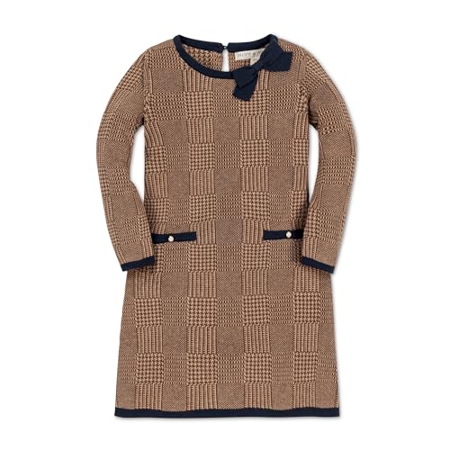 Image of Hope & Henry Girls' Milano Tipped Sweater Dress