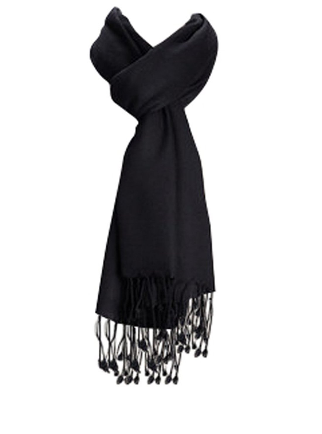 plain black pashmina shawl
