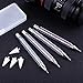 Anezus 4Pcs Wax Pencil for Rhinestones, Rhinestone Pickup Tool Jewel Gems Crystals Studs Picker Dotting Pen Rhinestone Applicator Tool for Nail Art DIY Decoration