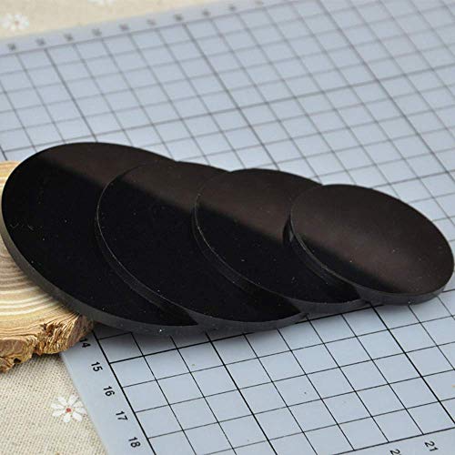 20 dischi rotondi in plexiglass, base in acrilico