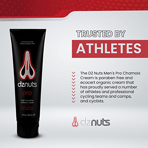 Image of dznuts - Men's Pro Chamois Cream - Anti-Chafing for Saddle Sores and Inner Thigh Friction, Cyclists, Runners, Triathletes - 2 Pack + Socks