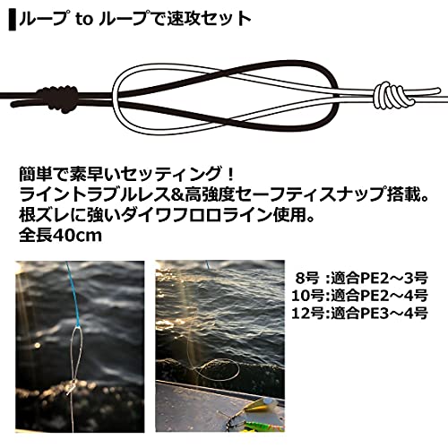 Daiwa Fast Octopus Squid Leader No. 8 / No. 10 / No. 12 miniatura 3
