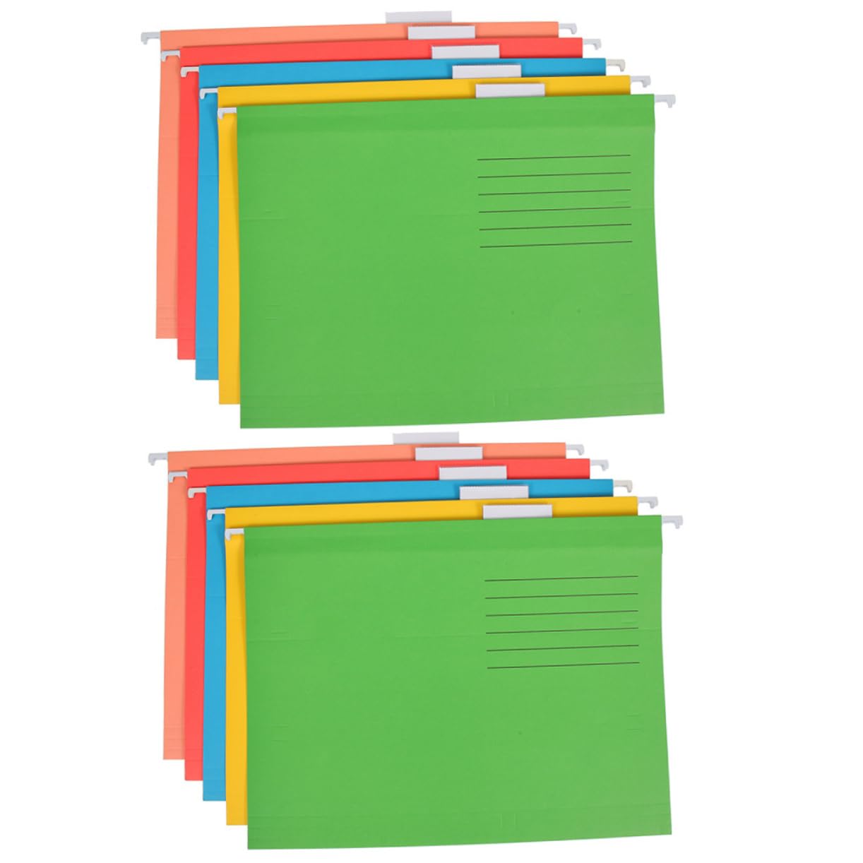 OSALADI 10Pcs Hanging File Folders Convenient Office Accessories for Organizing Bills Documents Material Includes