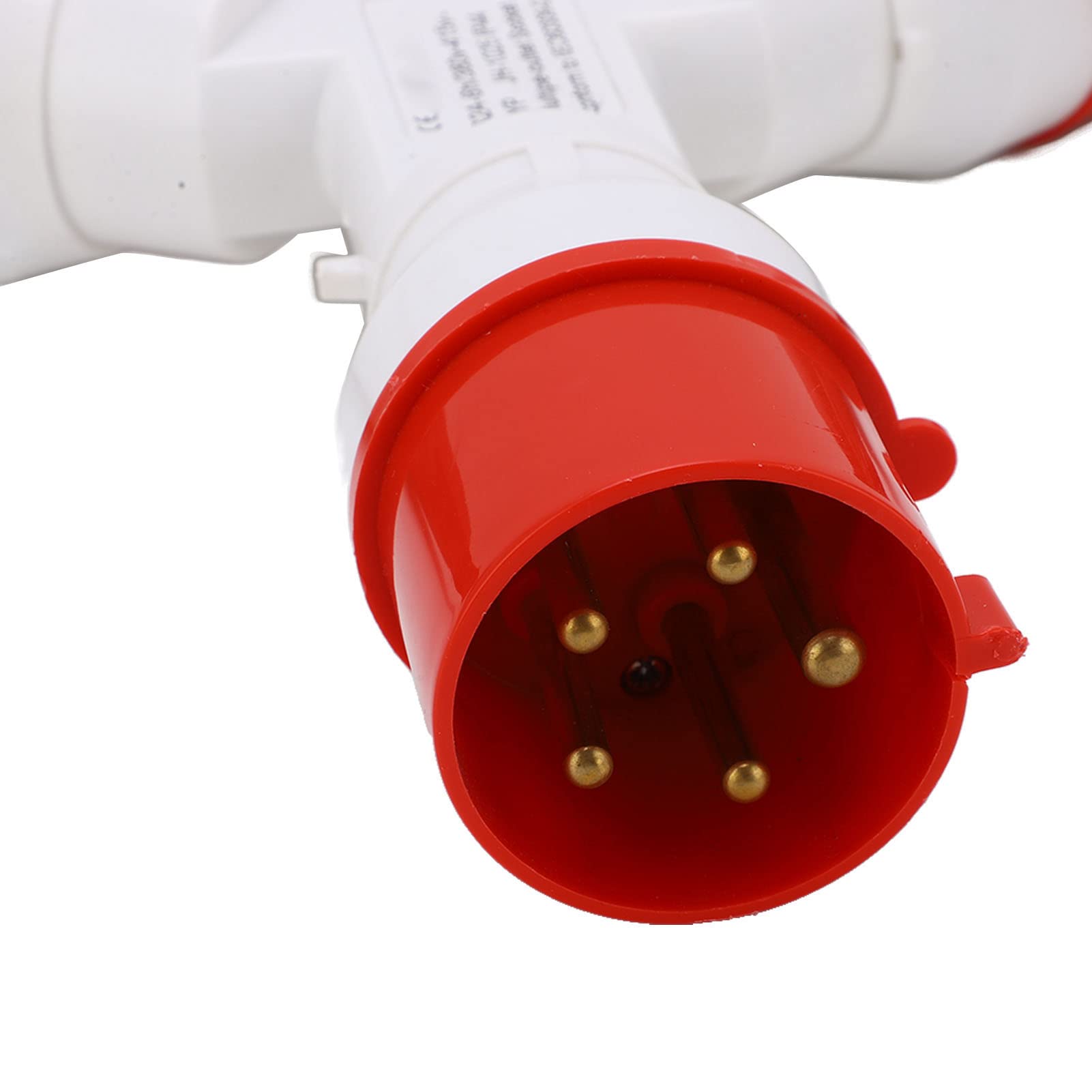 Spina Industriale A 5 Pin Connettore Presa 1 Ingresso 3 Uscite, 380‑415 V 32 A Spina Aeronautica Spina Industriale