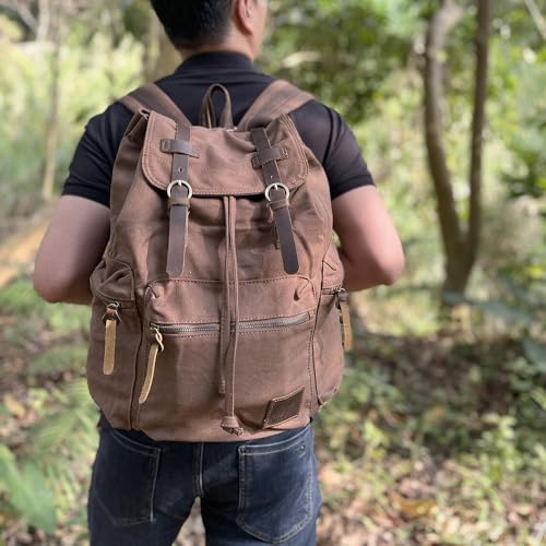 Augur 315CO High Capacity Canvas Vintage Backpack thumb #5