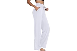 Sarin Mathews Womens Comfy Drawstring Workout Marshmallow Pants