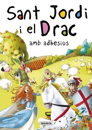 Sant Jordi i el Drac amb adhesius (Contes i tradicions catalanes