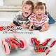 Ferngesteuertes Auto für Kinder, Cool Lights 360° Spin Double Sided Flips RC Autos, Outdoor 4WD Off Road Stunt Car, Spielzeug für Jungen Mädchen Alter 6-12 Geburtstag Geschenk Rot