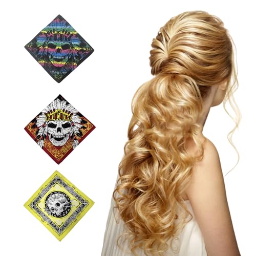 Multiuse Neckerchief Skull Print Hairband Scarf For Girls Boy Gothic Headscarf Adult Halloween Neck Scarf Accessories Novelty3