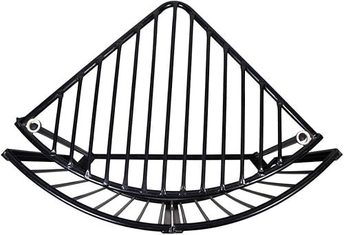 Miniatura 8 de Estante de heno de esquina de alimentación lenta para caballos  Promueve una alimentación saludable y lenta  Diseño de alimentación lenta  Gran