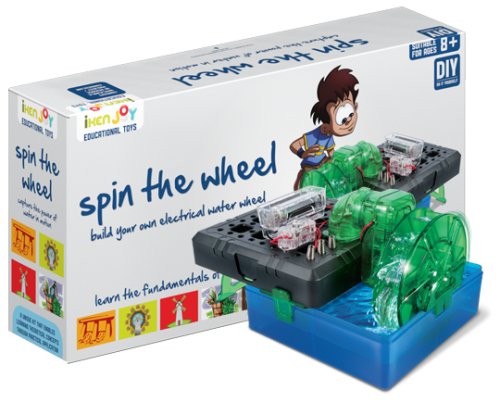 Iken Joy Spin The Wheel - Educational Science Kit - Water Wheel - Physics Concepts - Children, Teens, Unisex - Ages 6+
