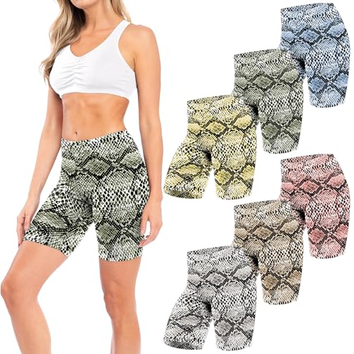 Image of Sexy Basics Womens Ultra Soft Yoga Bike Short | Stretch Boxer Briefs | Multi Packs