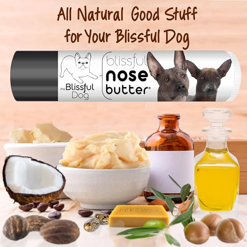Image of The Blissful Dog Xoloitzcuintli Nose Butter, Versatile Dog Nose Balm for Dry Nose, Handcrafted Nose Moisturizer, Easy-to-Apply Dog Essentials, Unscented, 0.15 oz.