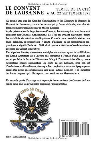Le Convent de Lausanne, Temple de la Cité - 6 au 22 Septembre 1875: Documents et analyse (French Edition)
