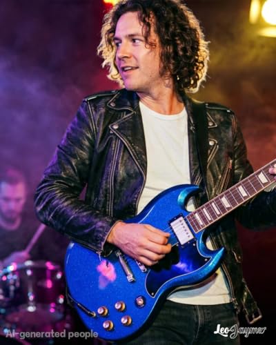 Image of Leo Jaymz 39 Inch Solid Body Electric Guitar - Poplar Wood Body,Maple Neck and Laurel Wood Fretboard (Navy Blue)