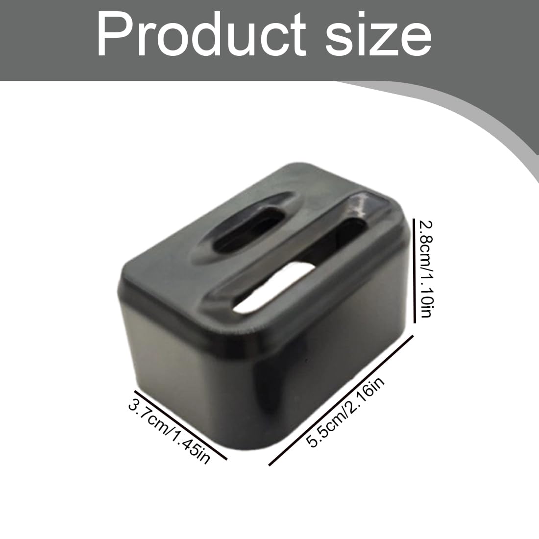 2 Piezas Auto BeltLock Bloqueo de Cinturón de Seguridad para Niños y Bebés en Silla de Auto (Negro)