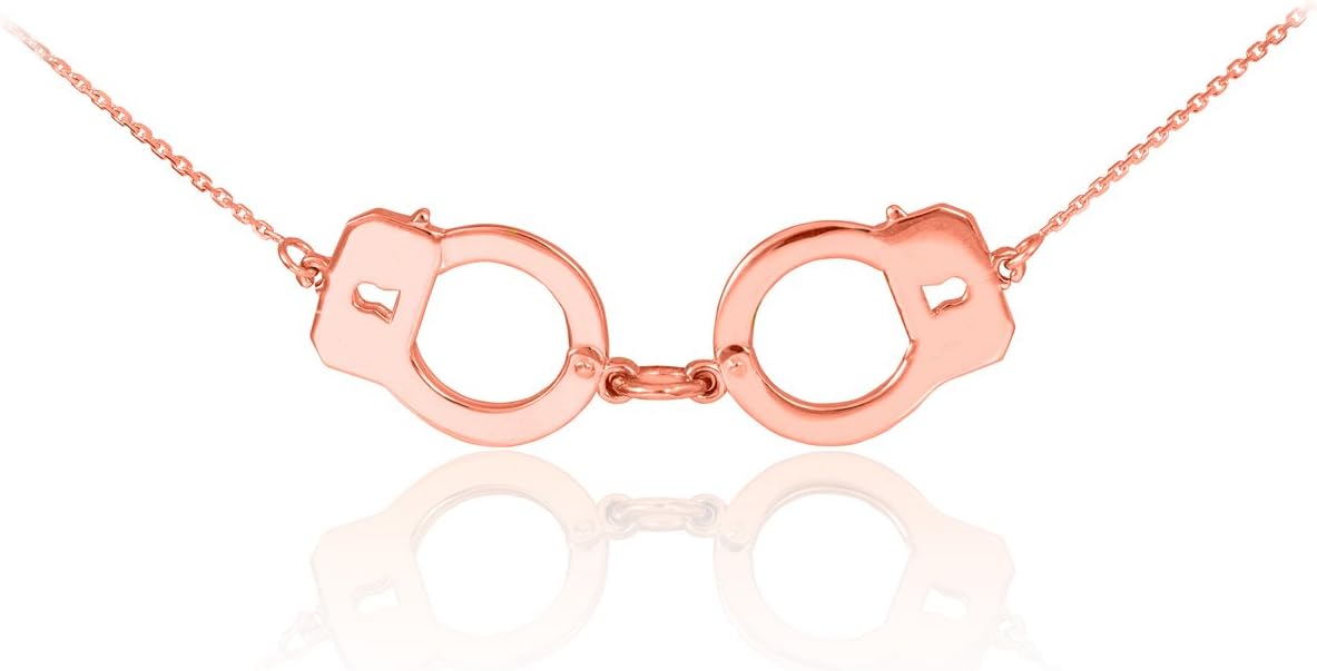 Handcuff Necklaces 14k Rose Gold