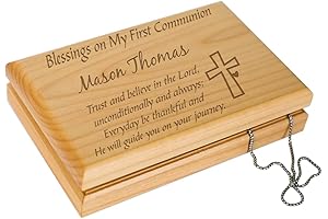 Engraved First Communion Tabletop Box