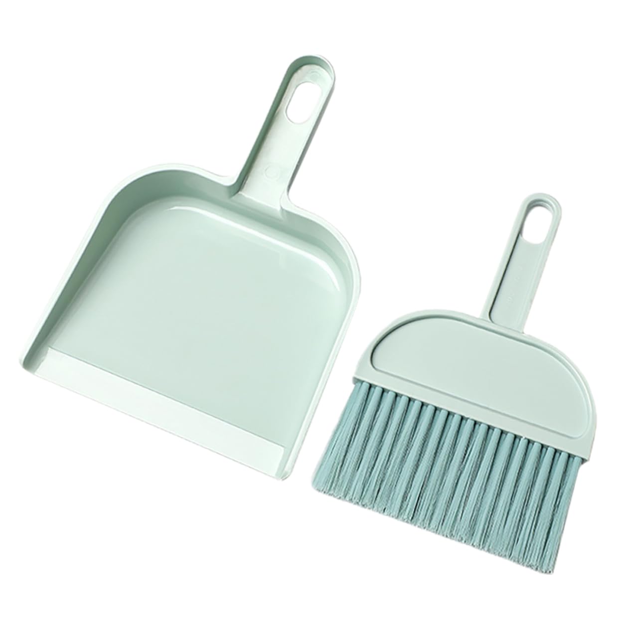 IWOWHERO 1 Set Mini Broom and Dustpan Set Small Spaces Desktop Cleaning Broom and Dustpan Soft Bristle Brush for Bed and Desk
