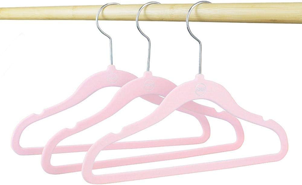 Clothing Supplies 10 pcs/lot 30cm Flocking Hangers for Kids Non-Slip Children's Clothes Hanger Baby Hanger Closet Storage Random Color