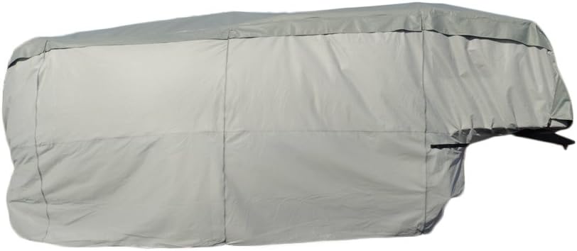 Budge Fifth Wheel RV Cover Fits Fifth Wheel RVs up to 41' Long (Gray, Polypropylene) (RVRB-45)