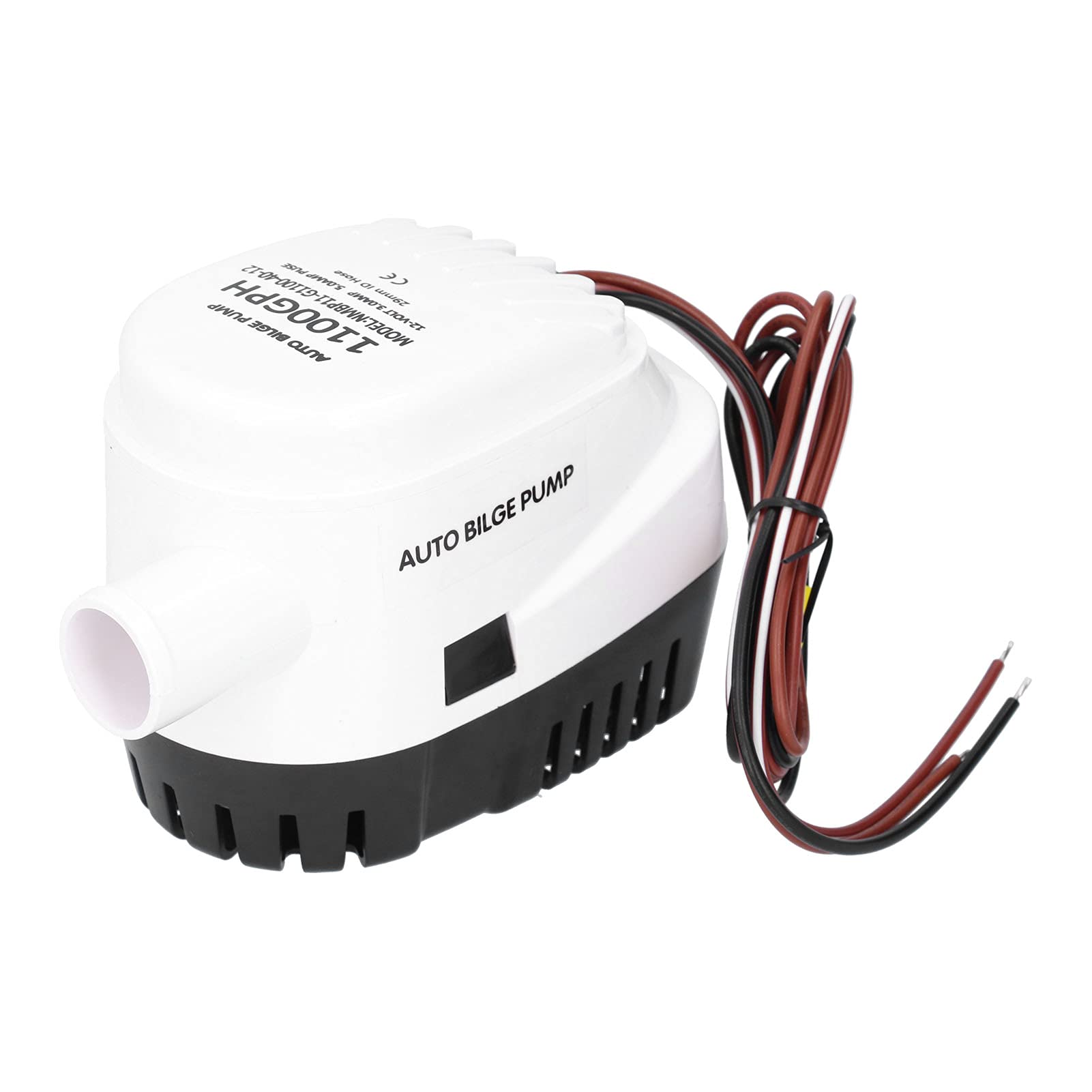 Interruttore a galleggiante incorporato ad alta efficienza per pompa di sentina sommergibile automatica per barche 12V 1100GPH