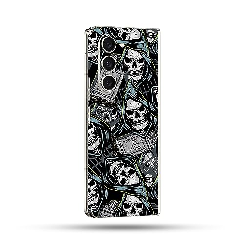 Image of MightySkins Skin Compatible with Samsung Galaxy Z Fold 5 Full Wrap - Puppy Fall | Protective, Durable, and Unique Vinyl Decal wrap Cover | Easy to Apply, Remove, and Change Styles | Made in The USA