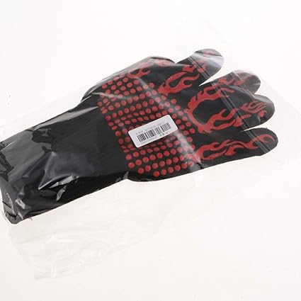Ubersweet 1 Piece Glove Oven Kitchen Grilling BBQ Heat Resistant Cooking Glove Mitts