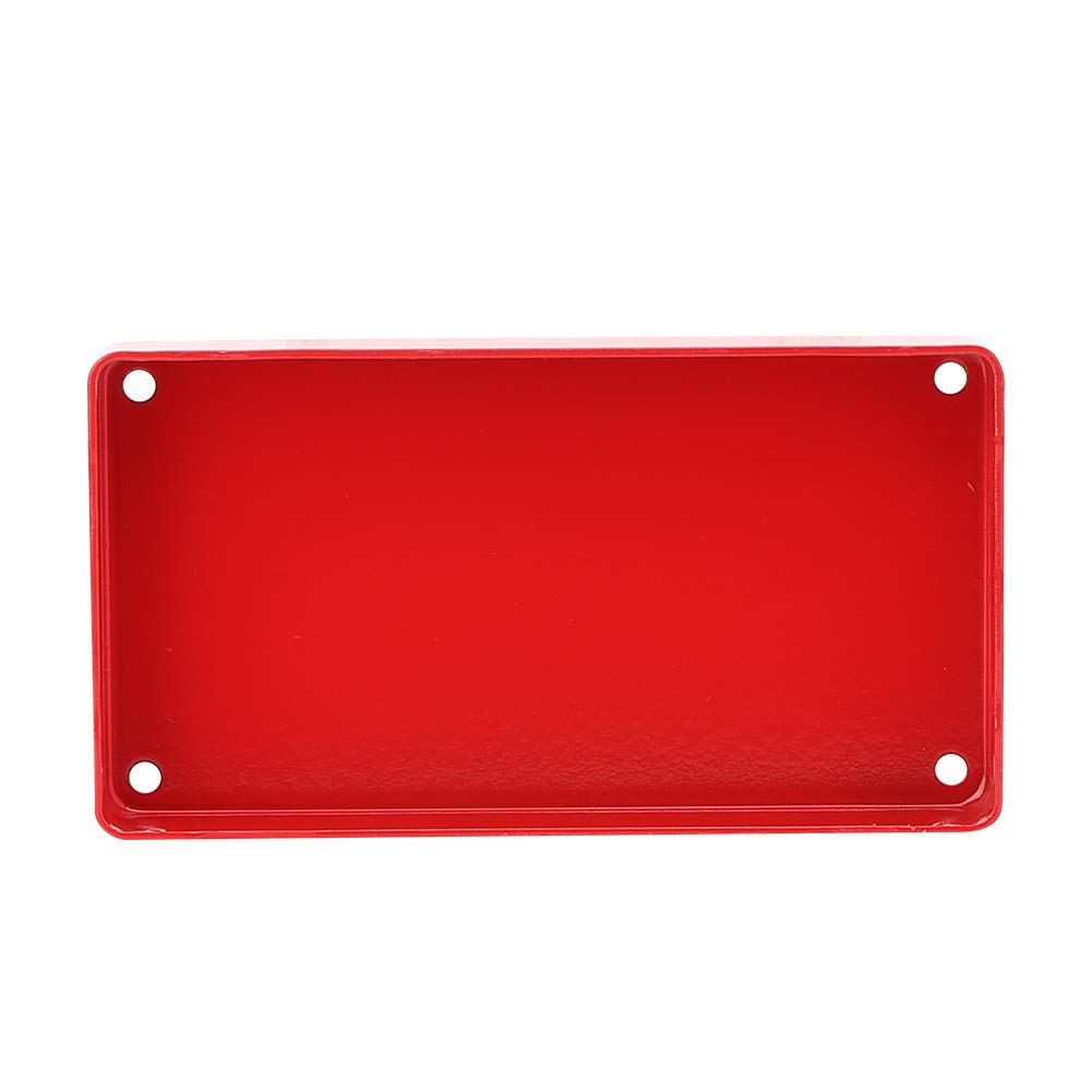 Portautensili in Metallo Compatibile Facile da Montare Carrello Portautensili con Ruote per Accessori RC per Officina Garage(rosso)