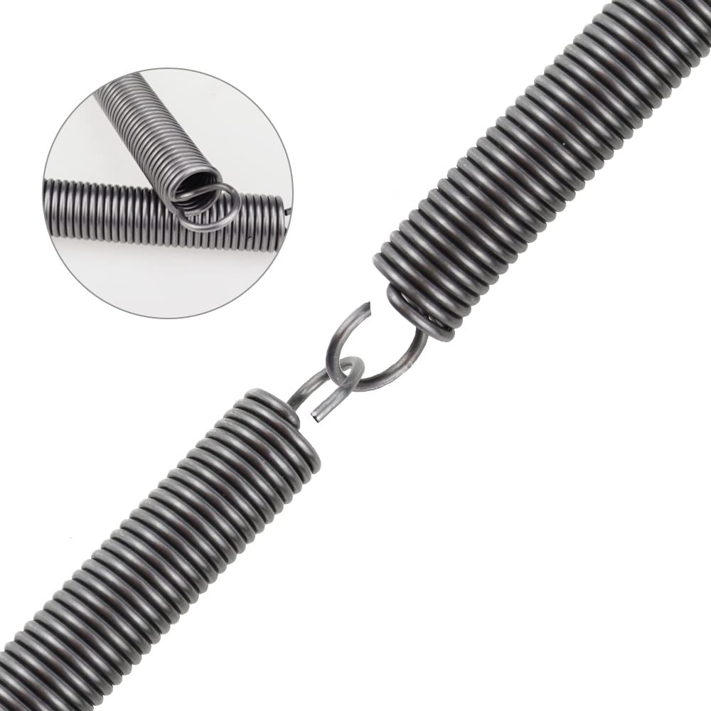 2 Edelstahl Zugfedern – 150 Mm, Doppelhaken, 2,5×18 Mm, Für Möbel, Türen & Maschinen