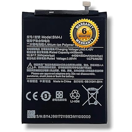 Image of THE BATTERY STORE Orignal Battery BM-4J for Xiaomi Mi Redmi Note-8 Pro Bm4j note8 pro Battery with 6 Month warrenty***(for BM4J)