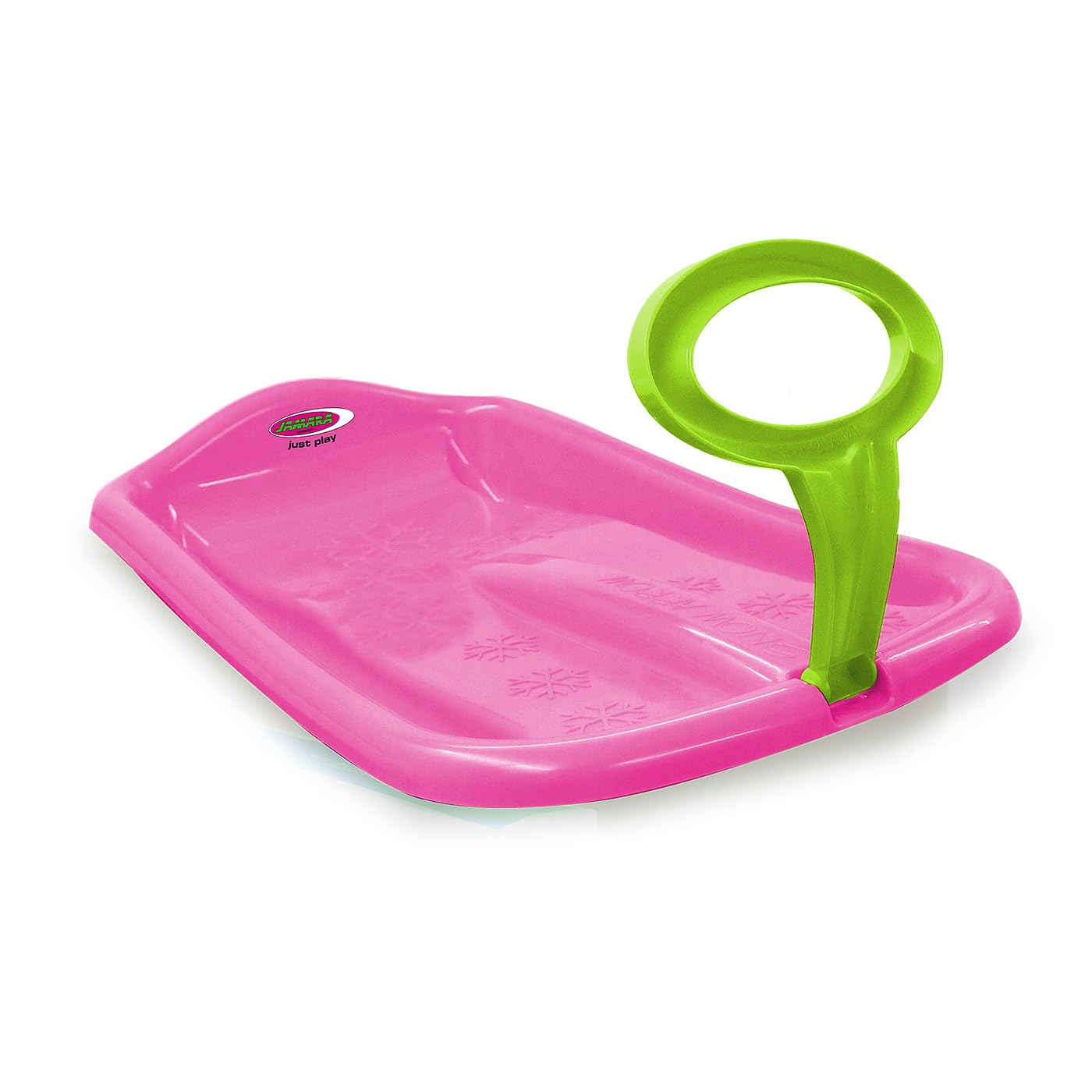 JAMARA 461133 Snow Play Bob Arrow 74 cm, manico in plastica, peso massimo: 50 kg, design aerodinamico, colore rosa
