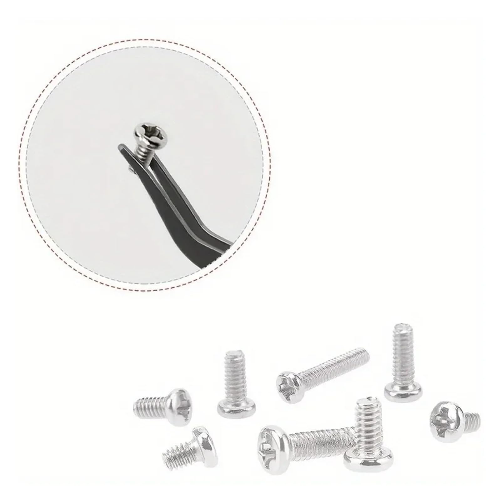 Set di Mini Viti da 500 Pezzi Micro Viti for Computer Portatile Viti for Riparazione Occhiali da Sole for Occhiali da Sole Strumenti Hardware