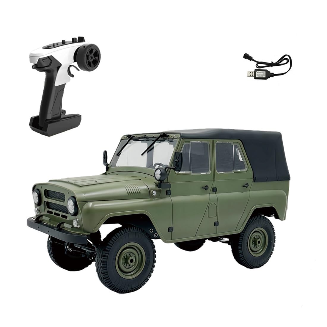 UAZ-469 WPL C94 4WD Offroad Crawler Im Maßstab 1:12 RTR RC Kletterfahrzeug