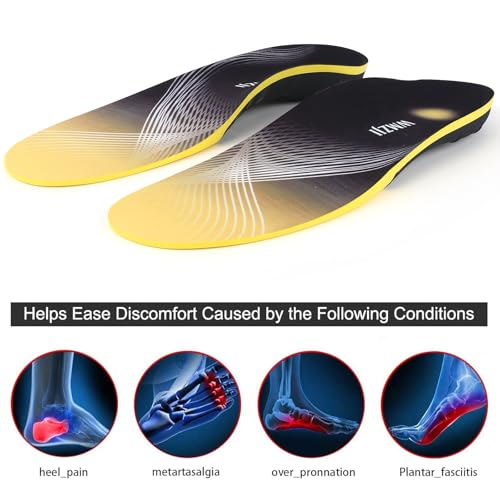 2025 Plantar Fasciitis Insoles - Arch Support & Pain Relief for Men & Women - Comfortable Shoe Inserts