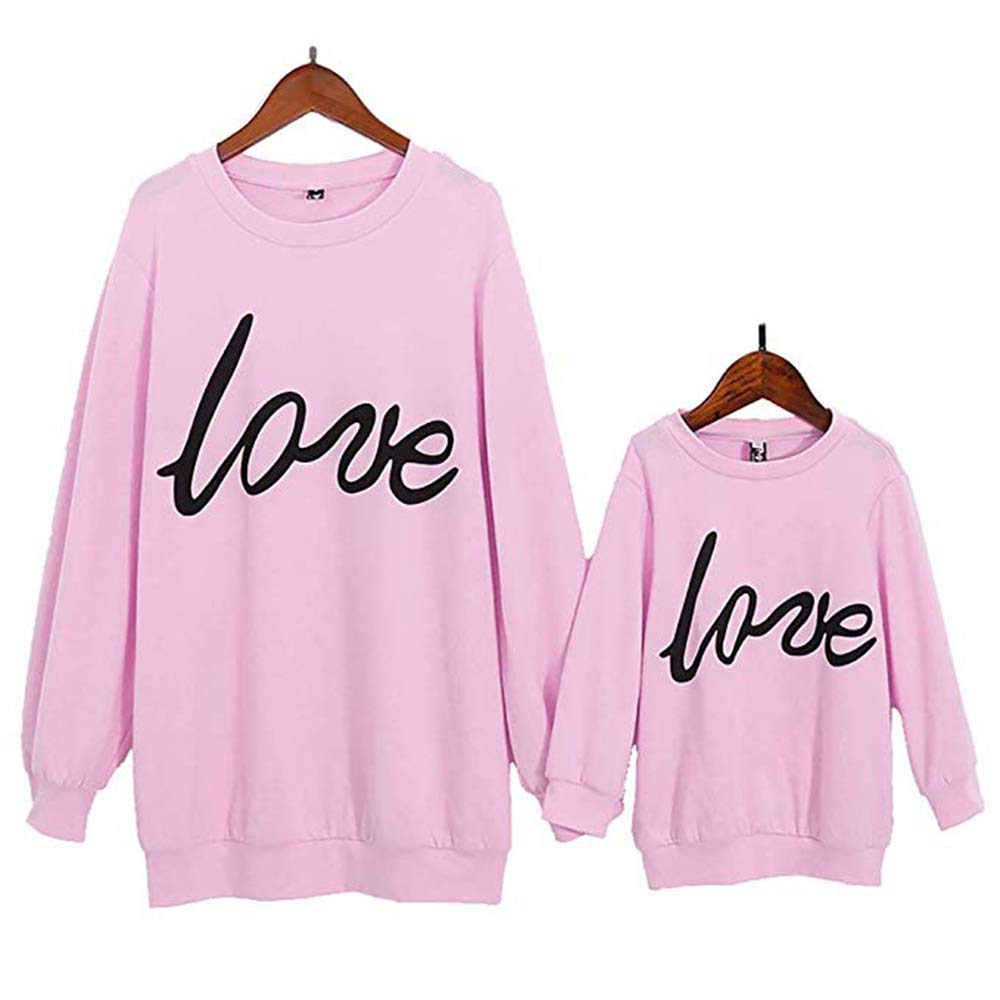 Buy Family Clothing Pullover Mother Kids Love Printed Dad Sweatshirts