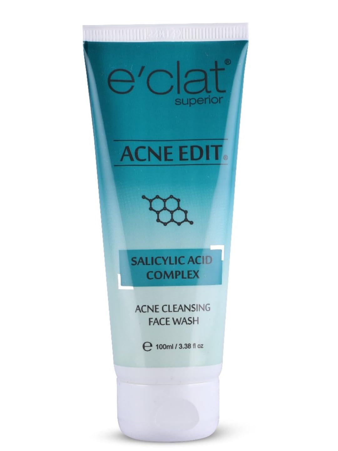 e'clat Acne Edit Face wash for Oily and Acne Prone Skin | 2% Salicylic Acid with Tea Tree Oil to clean & clear oily skin | For Men and Women | Dermatologist Recommended | 100 ml