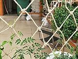 Sicherheitszaunnetz für Kinder, Haustiere, Katzen, 0.5×1M(1.6×3.3ft) Hanfseil Sicherheitsnetz, Balkontreppe Fenster Anti-Fall-Netz, Outdoor-Kinderspielplatz Klettertunnel Schutznetz, Foto Wandbehang N