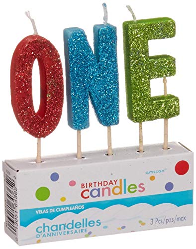 Image of Wanna Party O-N-E Pick Glitter Candles