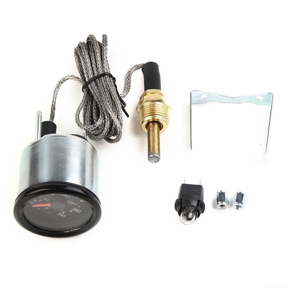 Zoegneer Lot de 2 manomètres mécaniques de température d'eau avec capteur 130 ℃ 52 mm