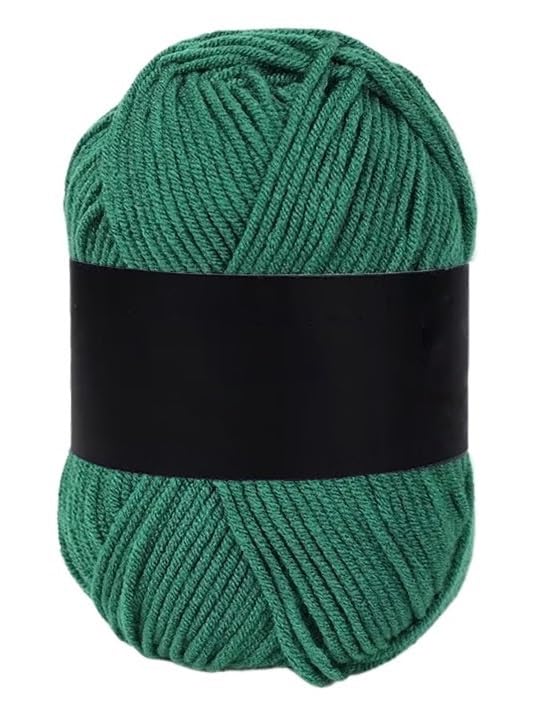 Fil de coton pour crocheter lot de 5 rouleaux de 50g fils à tricoter moyen 4 brins