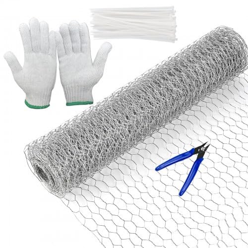 繁殖鶏ケージネットワーク 鶏の金網 ガーデン 家禽 鶏用金網 コーティング 鶏小屋バリア ウサギケージ 六角形鉄金網フェンス庭のうさぎフェンス ガーデンワイヤー 庭用ネット 家畜のーフレーム ェンスネット チキンワイヤー 亜鉛メッキワイヤー40cm×5m