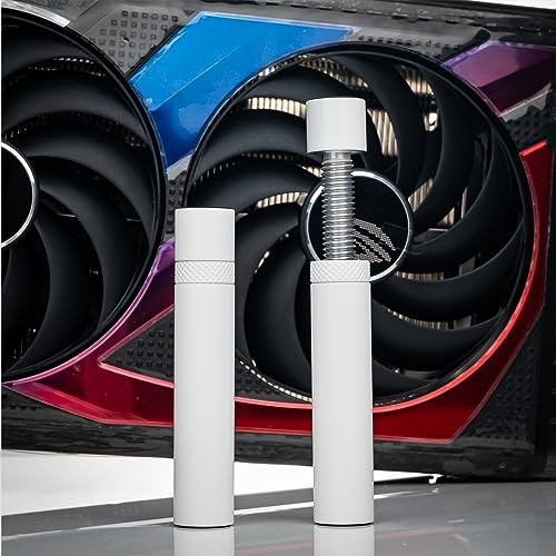 Image of GPU Support Bracket, Graphics Card GPU Brace Support, Video Card Sag Holder Bracket with Magnet & Non-Slip Sheet,White, L(74mm-120mm)