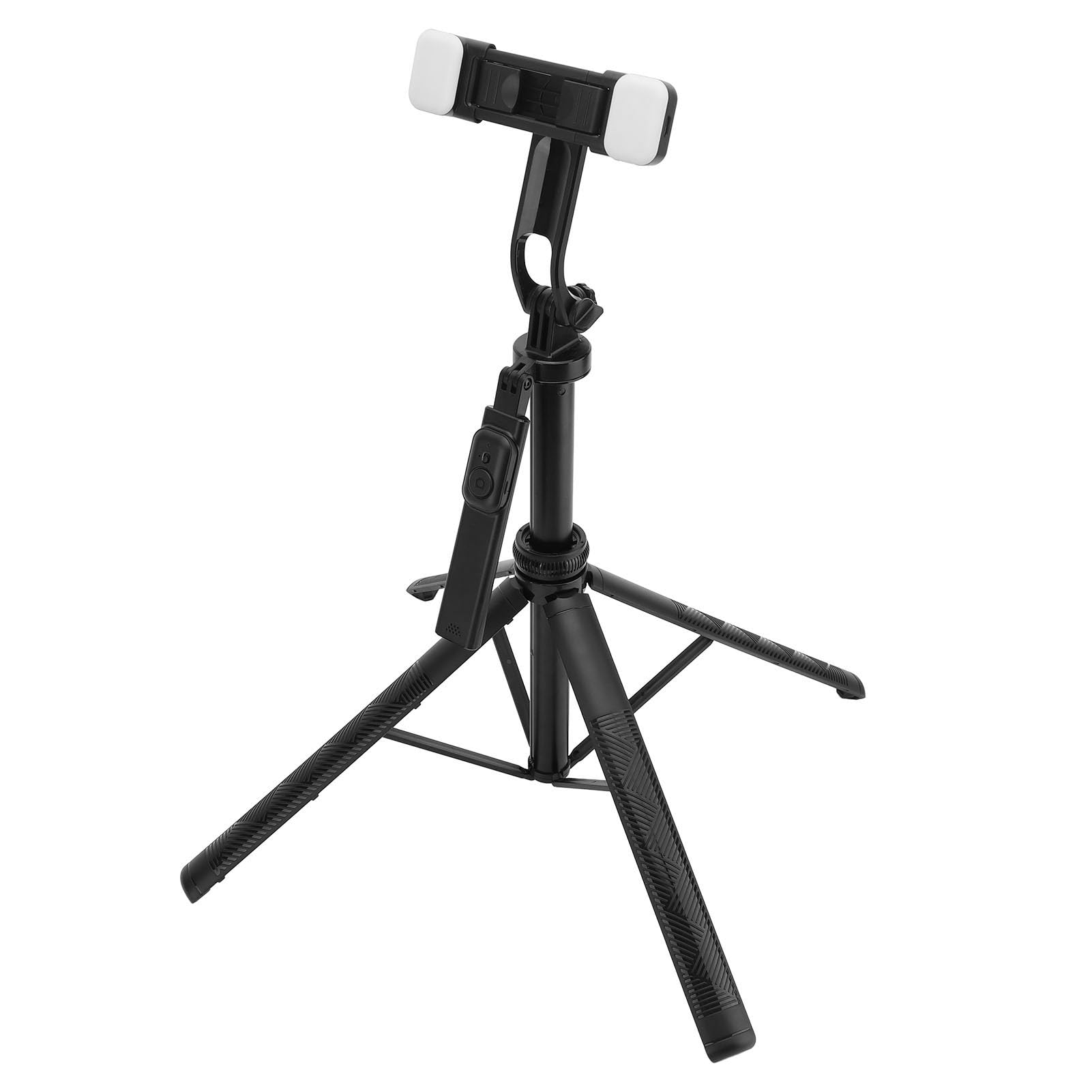 CHICIRIS Extendable Selfie Stick Tripod with Light Adjustable Height for