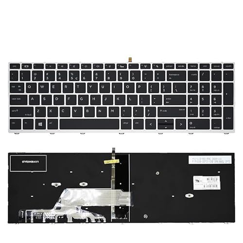 HP ProBook 450 G5/455 G5/470 G5/L00739-001/L09593-001/L01027-001p USVAm[gp\RL[{[hobNCg t[t(US Silver Backlit)