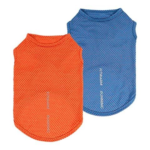 Fitwarm 2er-Pack Hundehemd, athletische, leichte Hundekleidung Cover