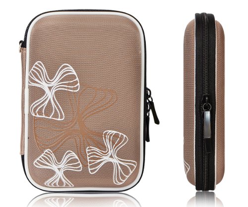 Xcessor Protectron T3 2.5" Inch Portable Hard Drive HDD Case. Brown