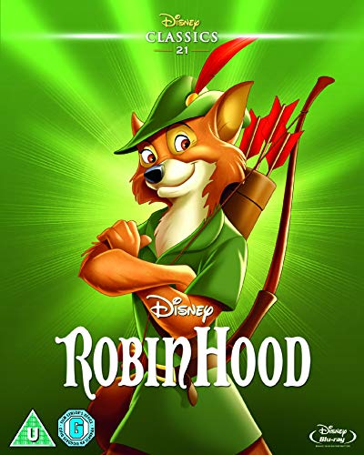 Amazon Com Robin Hood Blu Ray Andy Devine Brian Bedford George Lindsey Peter Ustinov Phil Harris Roger Miller Terry Thomas Wolfgang Reitherman Movies Tv